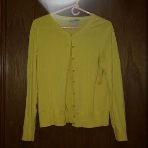 Yellow Banana Republic sweater